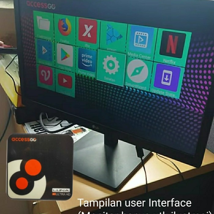 Stb Tv Android 11 Accessgo Luna Tv Box Ram 2Gb/16Gb & 4Gb/32Gb