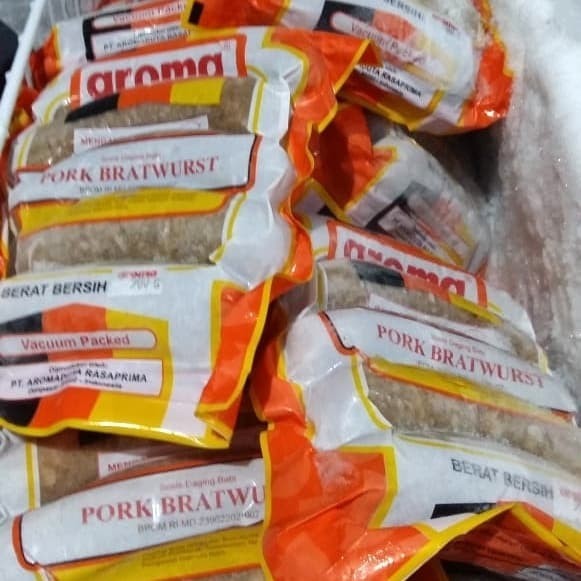 

PORK BRATWURST SAUSAGE SOSIS BABI AROMA BALI @500GRAM