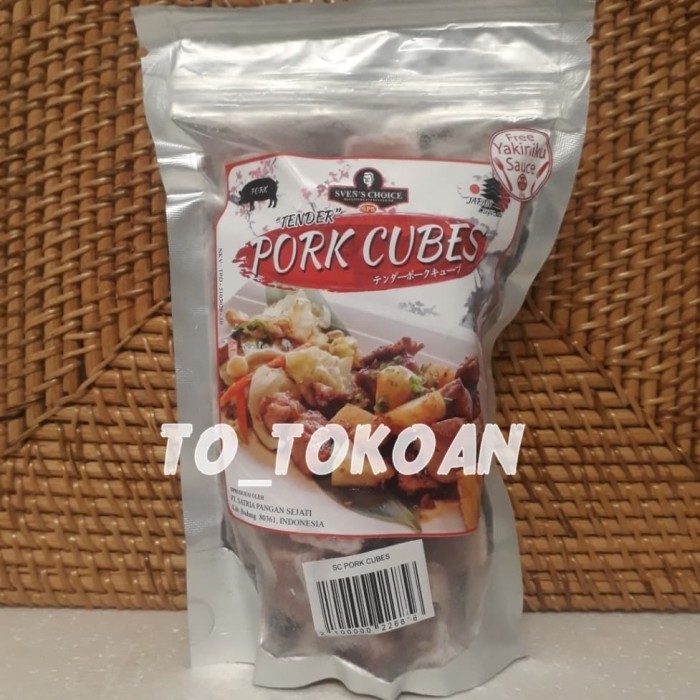 

SVEN'S SVENS CHOICE PORK TENDER CUBES DAGING BABI 300 GR
