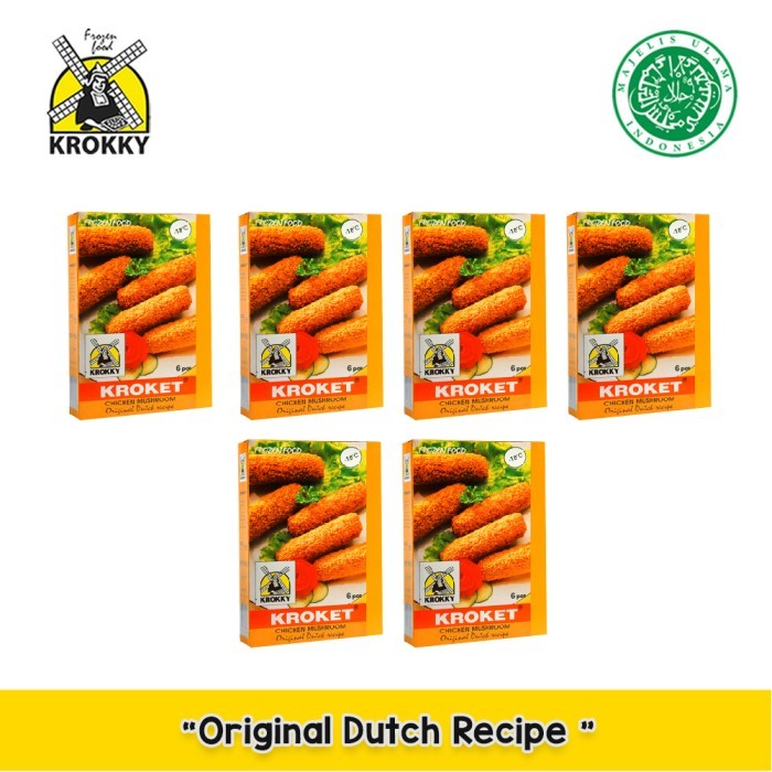 

KROKKY KROKET AYAM JAMUR ( CHICKEN MUSHROOM ) PACK OF 6