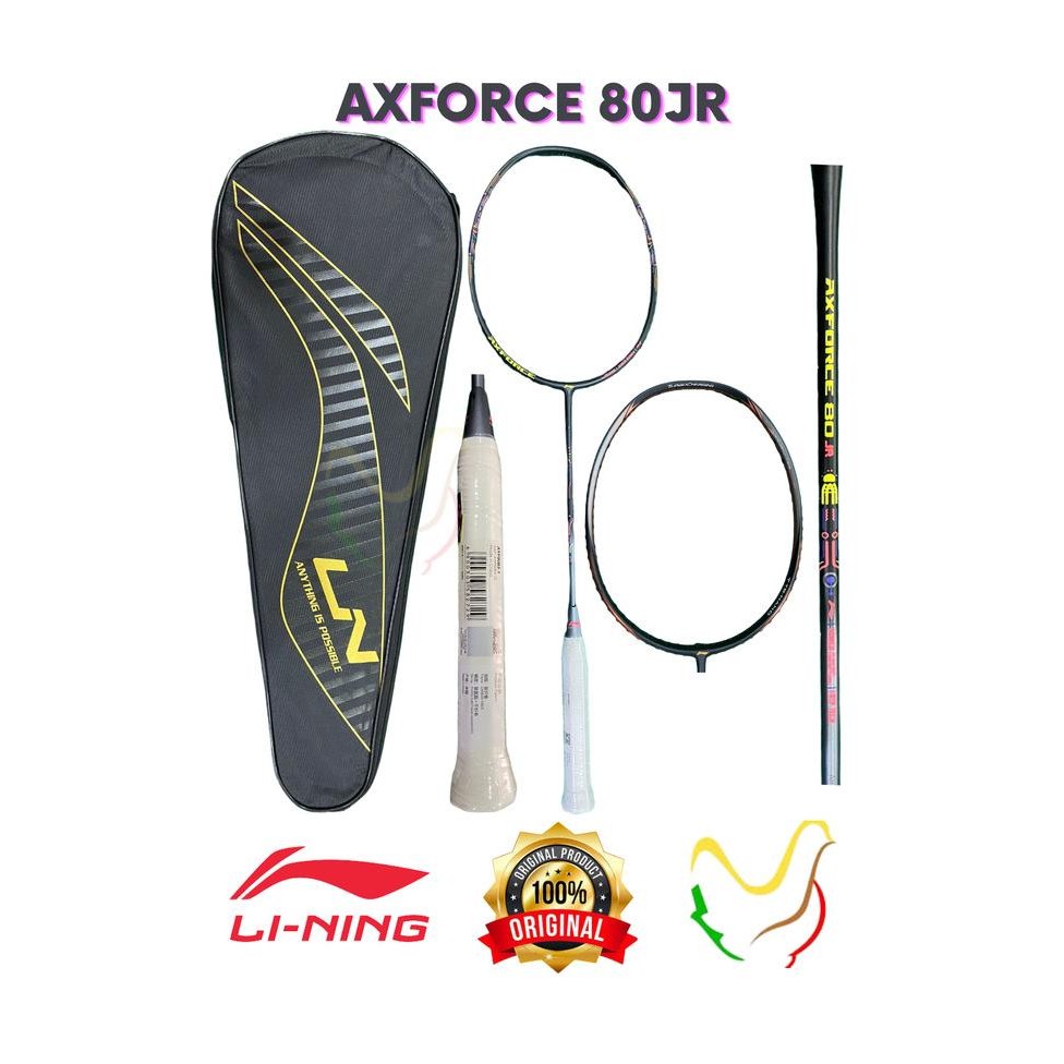 Diskon Raket Badminton Lining Axforce 80 Td / Jr - 5U Original