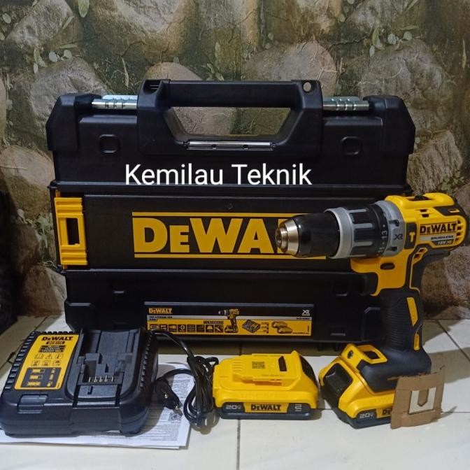 Mesin Bor Baterai Dewalt Dcd796D2 Cordless Hammer Drill 18V Dcd 796 D2