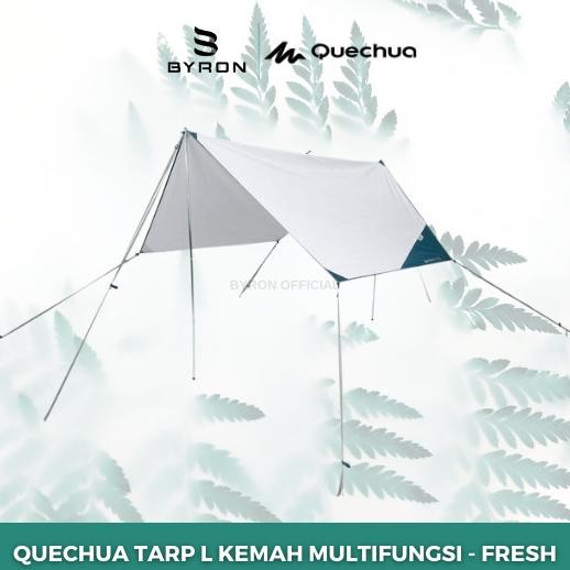 Quechua Tenda Multifungsi Tarp Camping Shelter Tahan Air & Anti Panas Zea_Sez