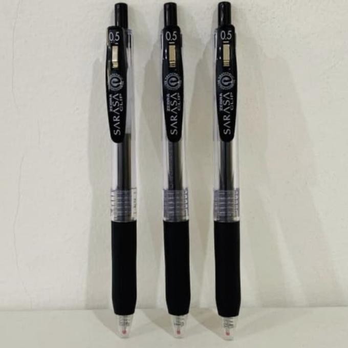 

PULPEN ZEBRA SARASA CLIP 0,5 MM ( TINTA HITAM ) / 1 BOX ISI 12 PCS BPS