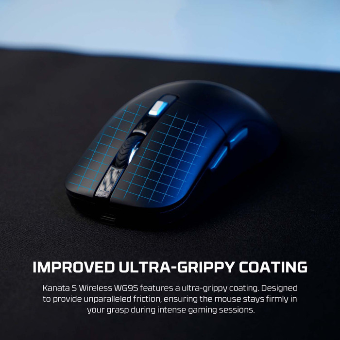 Kanata Wg9S Wireless Mouse Rgb Macro Dpi 12000