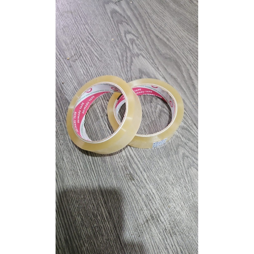 

Lakban Selotip Bening Daimaru Tape Isolasi 1inch / 24mm x 72 Yard