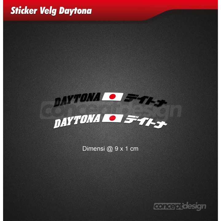 Sticker Velg Daytona