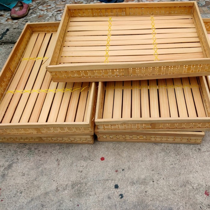 Tampah Tumpeng Nampan Bambu Jumbo Nampan Hampers Nasi Tumpeng