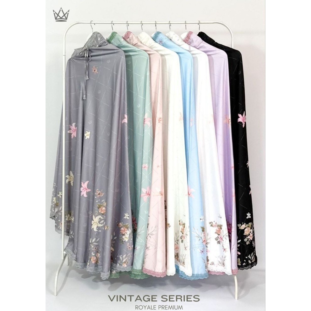 Minajshop Mukena Royale Premium Silk Ameena, Raya, Rose, Zeta, Maiza , Zara 5D