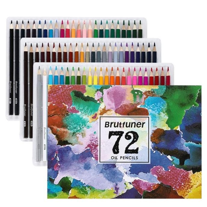 

TERMURAH Pensil Warna Brutfuner Painting Oil Pencil Artist Color Pencils Set 72