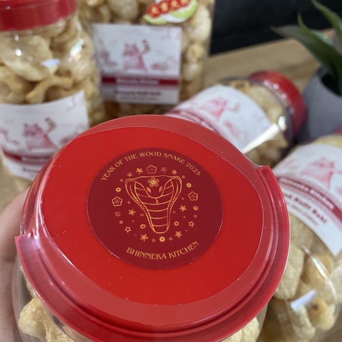 

SALE TERLARIS KERUPUK KULIT BABI UKURAN TOPLES 2LITER READYY