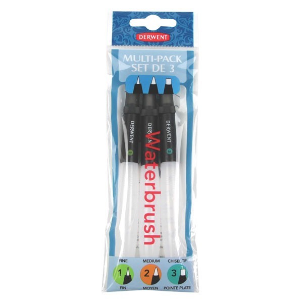 

SALE Derwent Multi-pack Waterbrush (Kuas cat air)