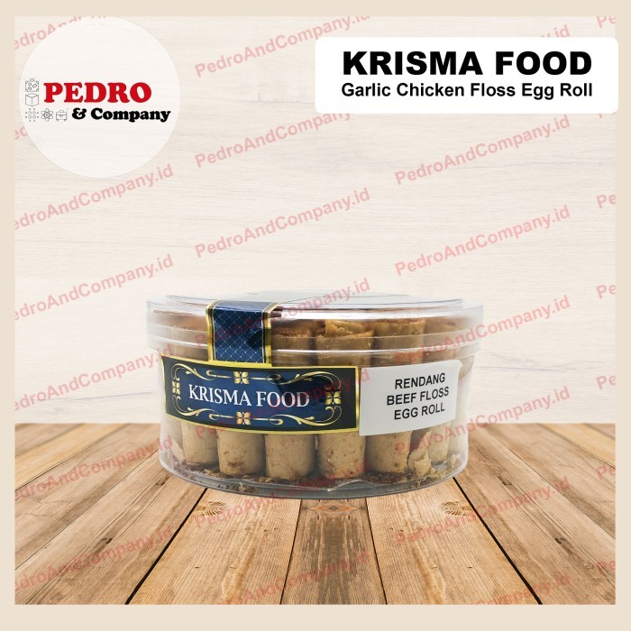 

SALE TERLARIS KRISMA FOOD PREMIUM RENDANG BEEF FLOSS EGG ROLL 350 GRAM ABON SAPI READYY