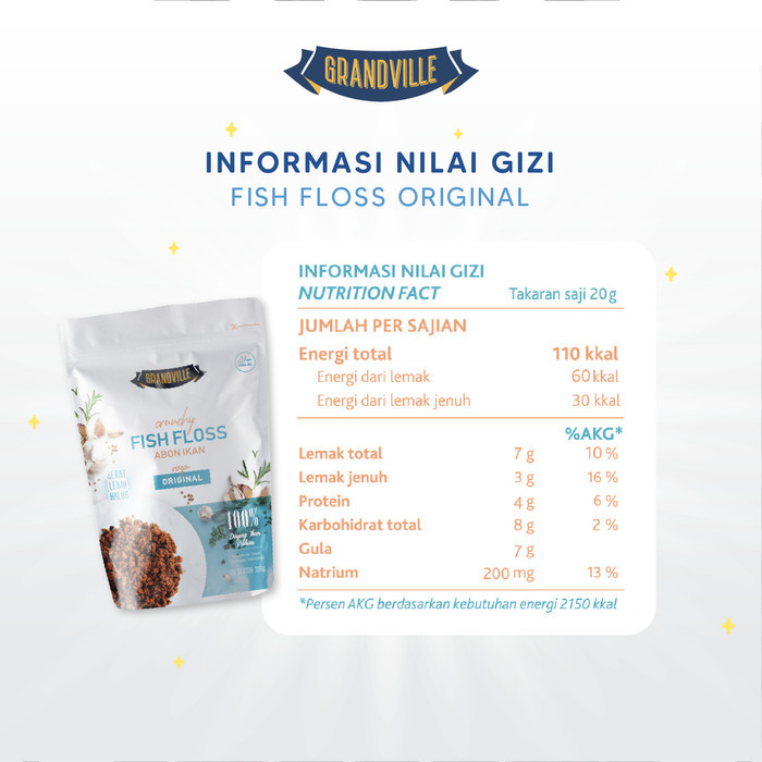 

SALE TERLARIS GRANDVILLE ABON IKAN CRUNCHY TRIPLE PACK ORIGINAL READYY