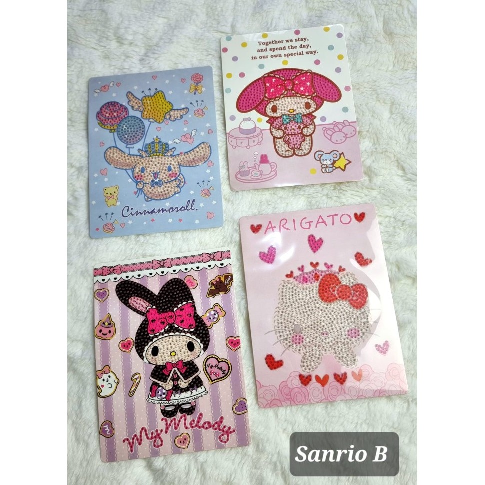 

SALE Diamond Painting Set DIY Kids Art and Craft 1 Pax isi 4 Gambar Lukisan