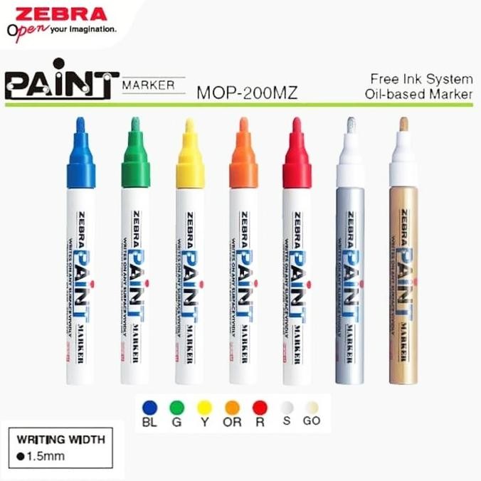 

DISKON SPIDOL PAINT MARKER ZEBRA MEDIUM POINT ANTI AIR (1 PCS) / OIL BASED