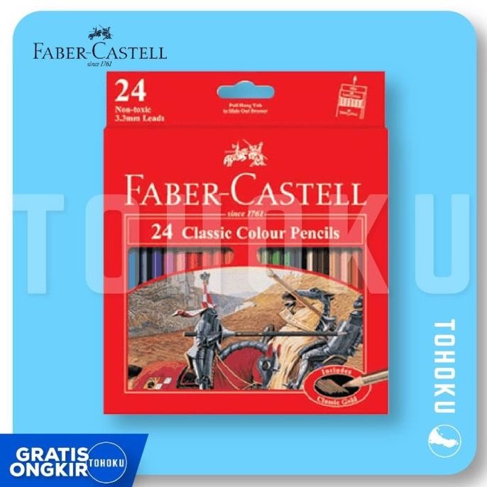 

TERMURAH Faber-Castell 24 Classic Colour Pencils
