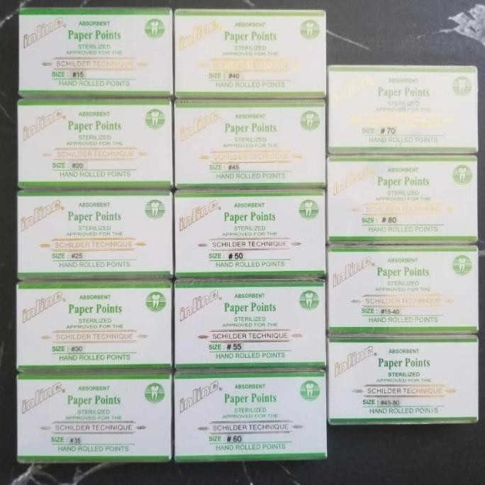 

SALE Absorbent Paper Points INLINE 15-40 assorted