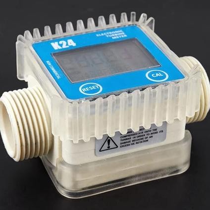 Flow Meter Air Digital Turbine / Water Solar Flow Meter Untuk Air