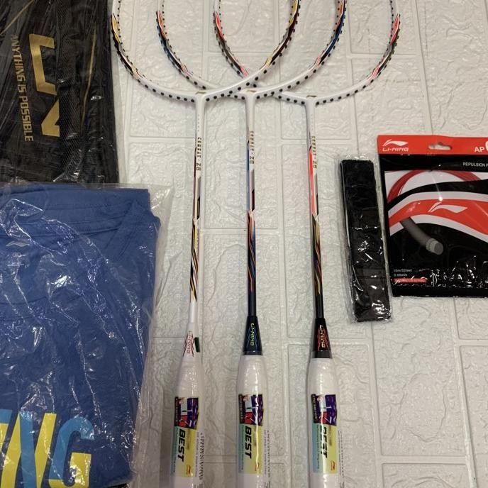Diskon Raket Badminton Lining Li-Ning Combat Z8 Combat Z-8  Full Set Original