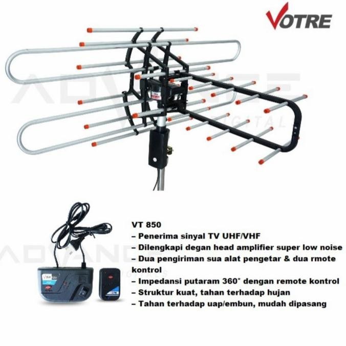 ANTENA TV ANTENA REMOT LED/LCD VOTRE VT850 TERMURAH