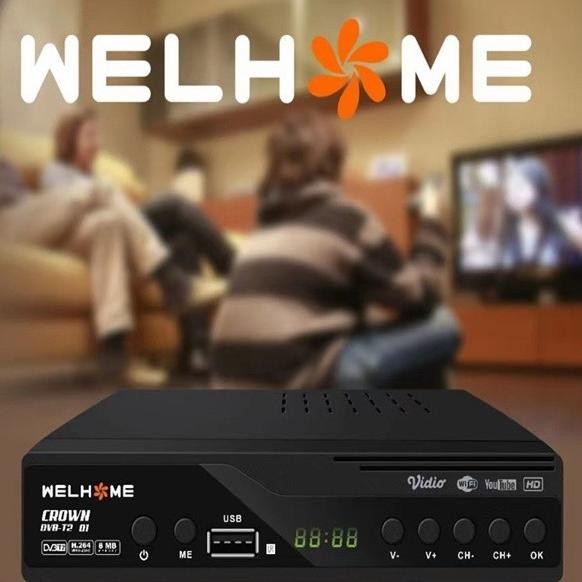 SET TOP BOX TV DIGITAL WELHOME TERBATAS