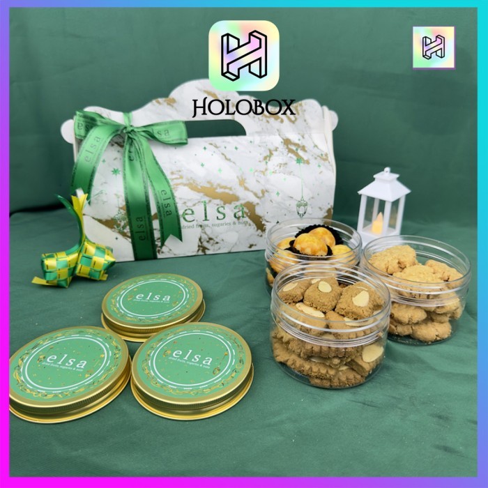 

PAKET HAMPERS LEBARAN / KUE NASTAR / HAMPERS KUE KERING - ELSA 2