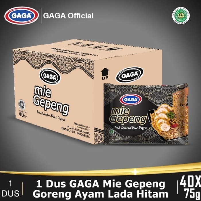 

TERBARU! Gaga Mie Gepeng 1 Dus Isi 40 All Varian Rasa - Kuahladahitam