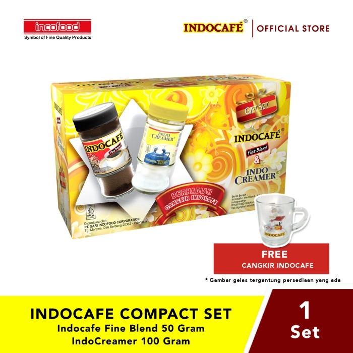 

Indocafe Gift Set (150g) - Berhadiah Cangkir