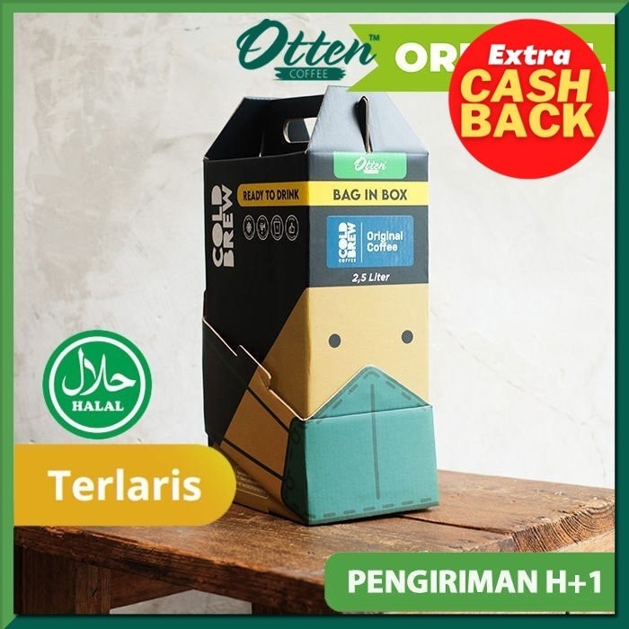 

TERLARIS! Bag In Box - RTD Cold Brew Coffee 2.5 L Original (Pengiriman H+1)