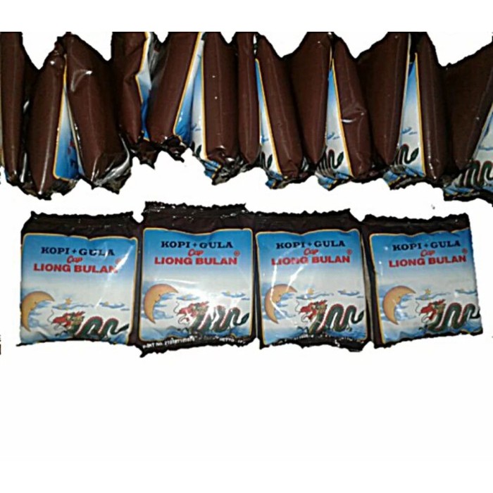 

KOPI PLUS GULA CAP LIONG BULAN 1 PACK ATAU BALL ISI 20 BUNGKUS