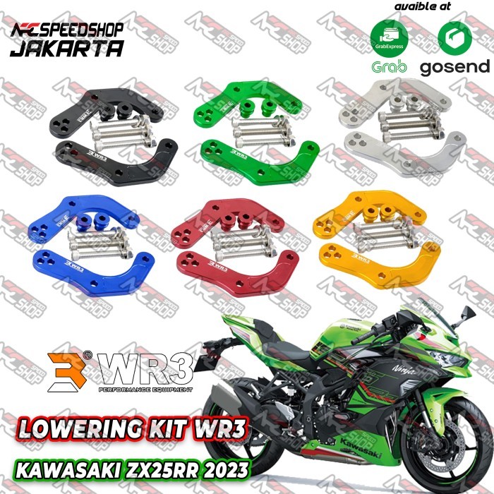 LOWERING KIT WR3 KAWASAKI ZX25RR ZX 25RR ZX25 RR LOWER RING ZX25 2023