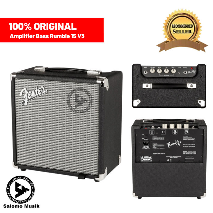 HOT SALE Amplifier Bass Fender Rumble 15 V3 Combo ER Original