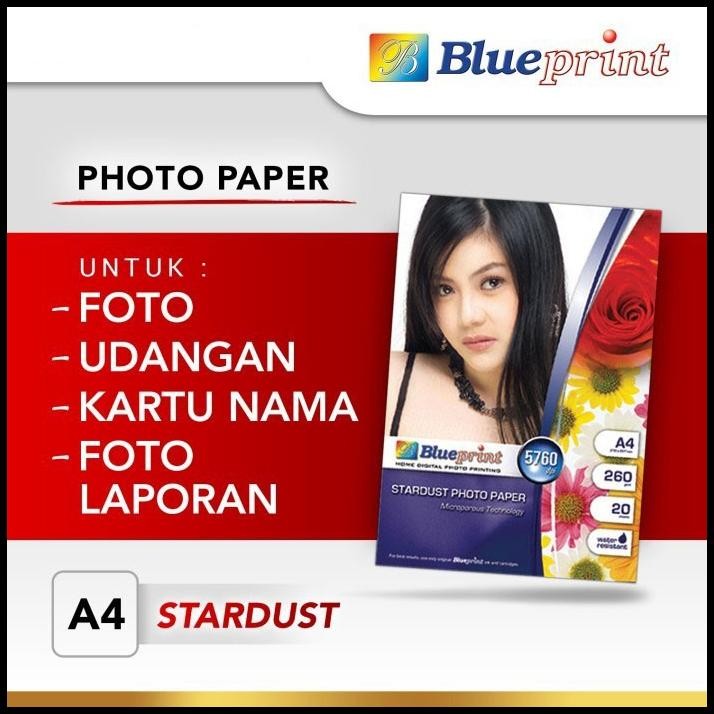 

Blueprint Stardust Paper (BP-SPA4260) - A4, 20 Sheet, 260 Gsm, Micropo