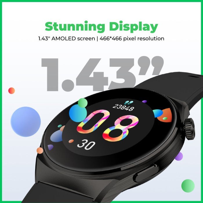 Black Shark S1 Smartwatch AMOLED Display 100+ Sports Modes BlackShark