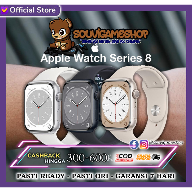 Apple Watch Series 8 2022 41mm 45mm Silver Starlight Midnight BNIB