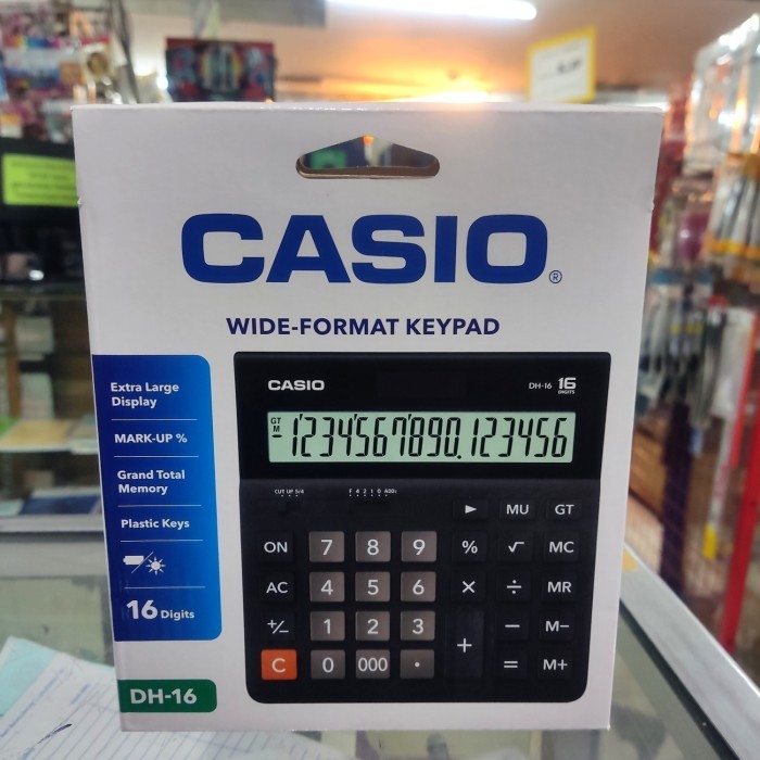 

Kalkulator Casio DH 16 BK Original