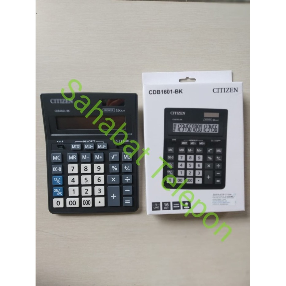 

Kalkulator CITIZEN CDB1601-BK (ORIGINAL)