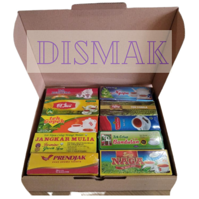 

Hampers Lebaran Natal 10 Teh Celup Gift Box Teh Celup
