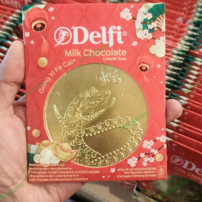

Delfi Chocolate Coin Gold Imlek 25Gr