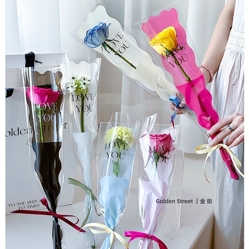 

Plastik Untuk Bunga Mawar 1 Tangkai Edisi Love You (Ecer Per Lembar)