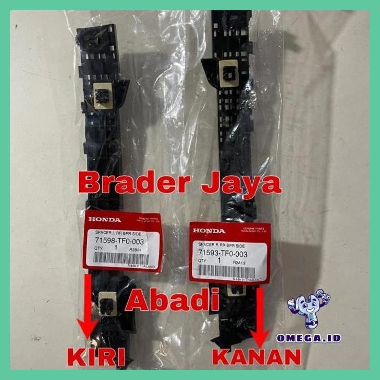 DUDUKAN BREKET BRACKET BEMPER BUMPER BELAKANG KANAN KIRI JAZZ GE8 S RS