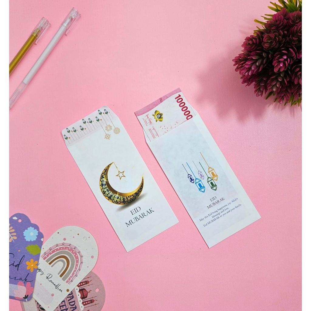 

[ Isi 30 Pcs ] Amplop Lebaran Panjang/Angpao Lebaran/Amplop Lebaran Aesthetic/Amplop Thr Idul Fitri