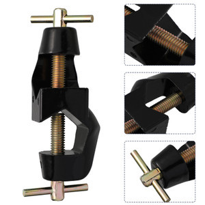 

LabTestKit 2 Pcs Cross Clip Zinc Alloy Fixture Support Double Top Wire German Style Laboratory Clamp