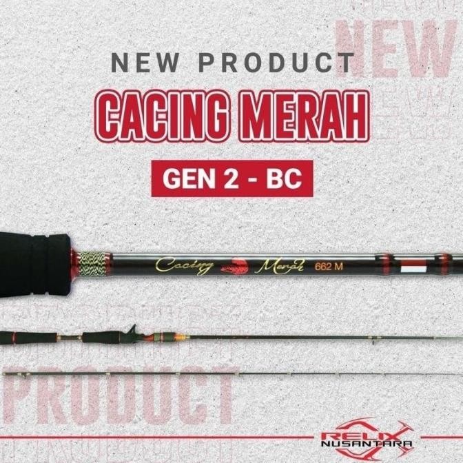 Rod Relix Nusantara Cacing Merah 662 BC SALE