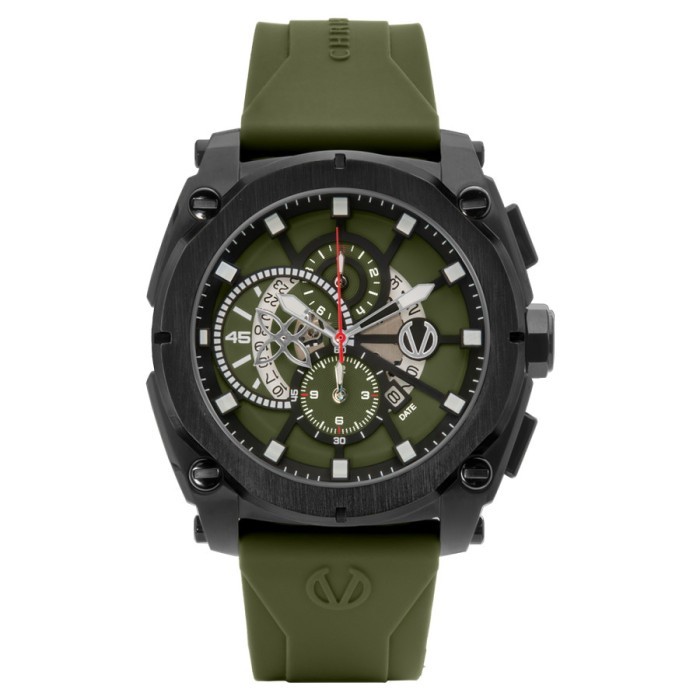 Jam Tangan CHRIST VERRA Pria Original CV 12201G-36 GRN