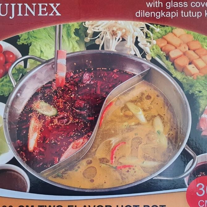 Panci Shabu Shabu Hot Pot Sukiyaki Bersekat Parastikan