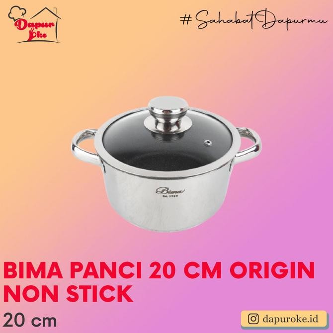 Bima Panci 20 Cm Origin Non Stick / Saucepot Parastikan