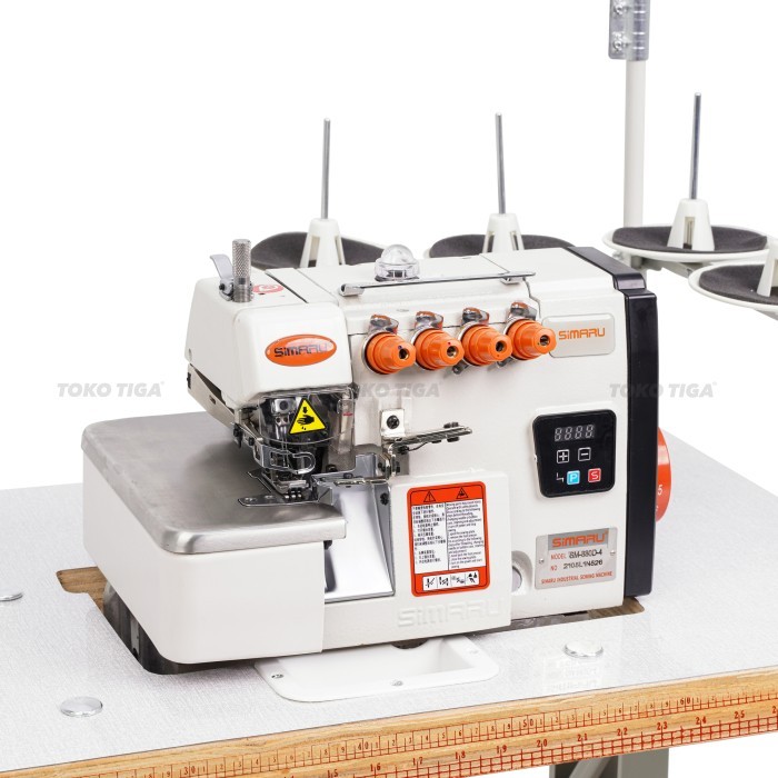 TERBARU Mesin Obras SIMARU SM880D-4 / SM 880D Obras Benang 4 Industrial Servo PROMO