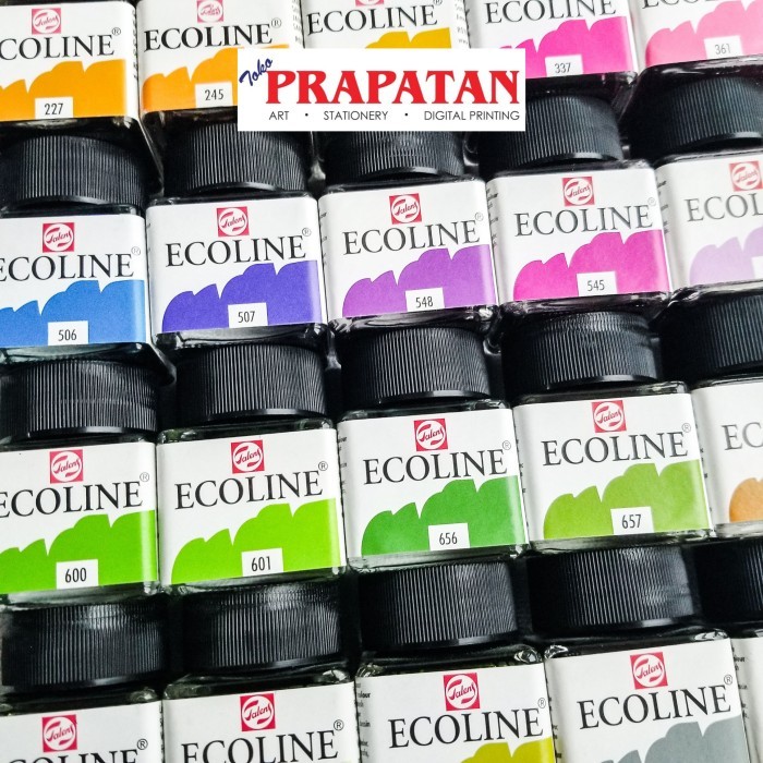

TERBARU Royal Talens Ecoline Liquid Watercolor 30ml PART 2 / Cat Air Ecoline